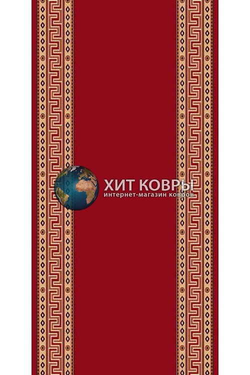 Красная ковровая дорожка Кремлевка 5463 красный