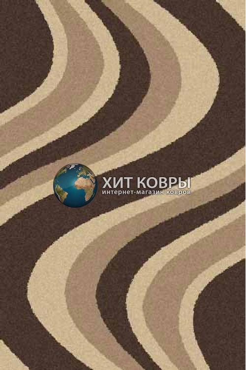 Российский ковер прямоугольный Platinum t617 коричневый