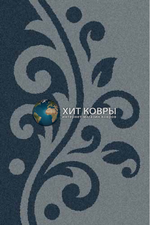 Российский ковер прямоугольный Platinum t621 голубой