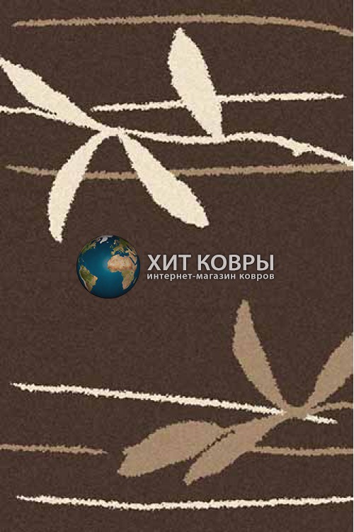 Российский ковер прямоугольный Platinum t633 коричневый