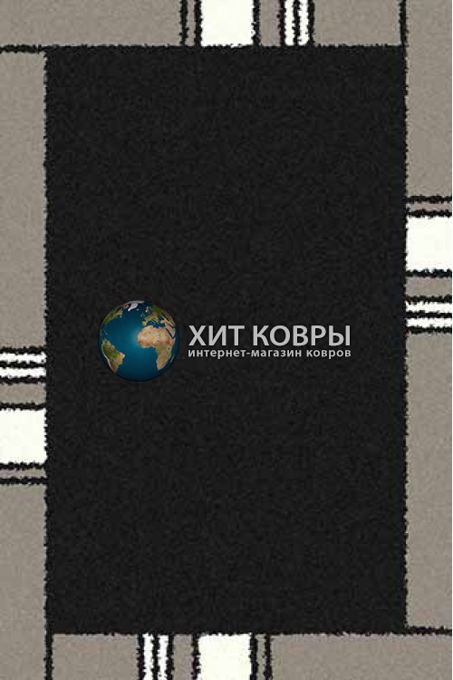 Российский ковер прямоугольный Platinum t640 черный