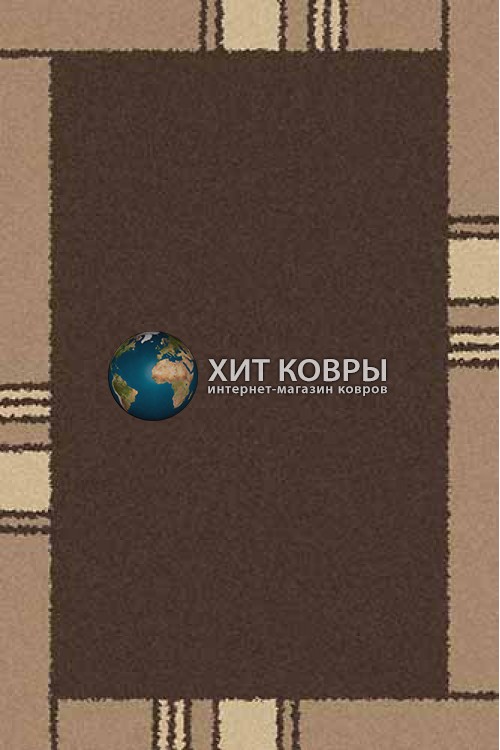 Российский ковер прямоугольный Platinum t640 коричневый