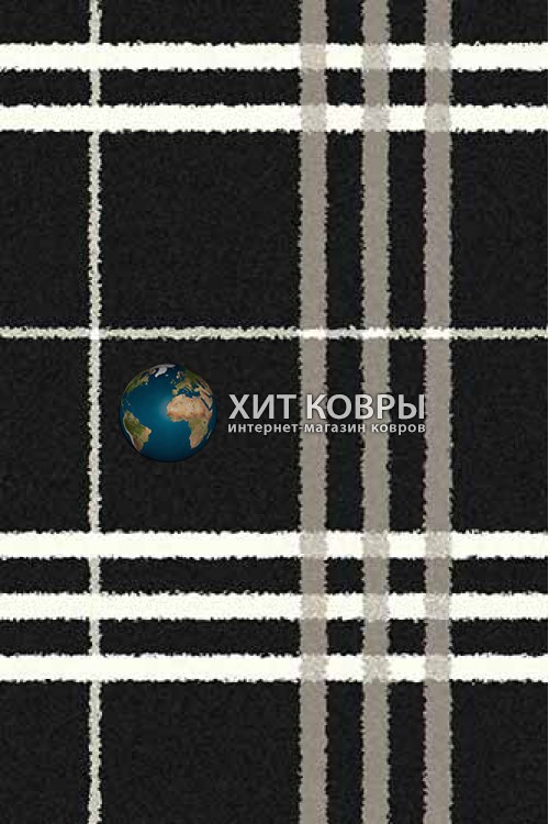 Российский ковер прямоугольный Platinum t642 черный